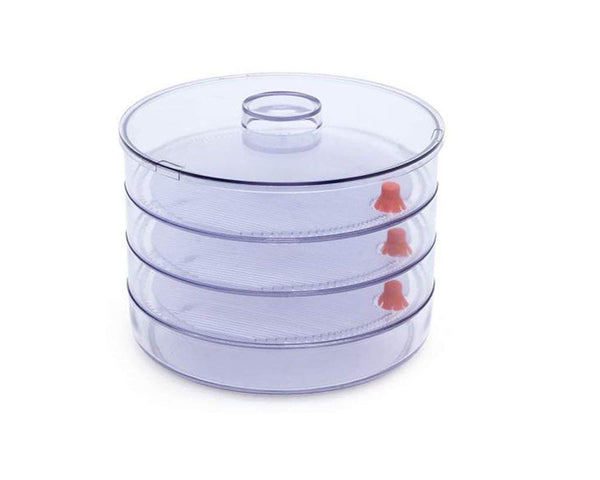 070 Plastic 4 Compartment Sprout Maker White