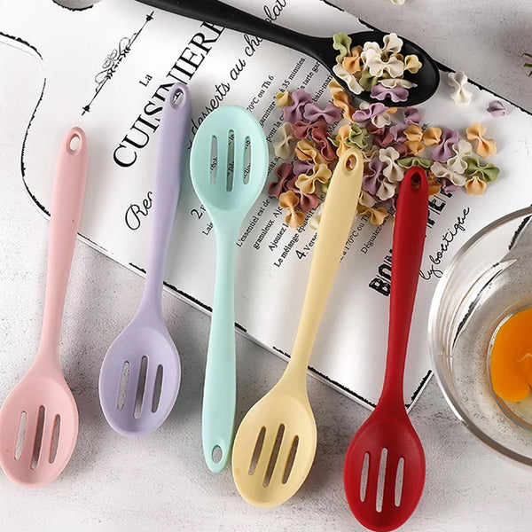 5449 Silicone Cooking Cookware Heat-resistant Kitchen Utensils Cookware Kitchenware (27cm)