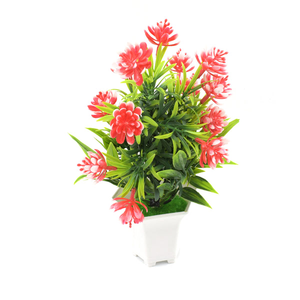 Wild Artificial Flower Plants With Cute Pot  Flower Plant For Home Office Decor  Tabletop And Desk Decoration  Artificial Flower For Balcony Indoor Decor Plants For Living Room (1 Pc)