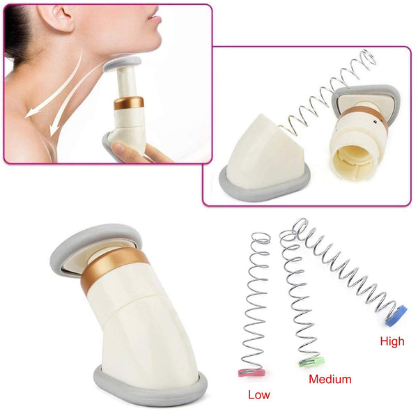 7329 Massager For Men Women Double Chin Up Neckline Slimmer Machine And Jawline Exerciser Tool With Neck Slimming Rubber  Chinfat Reducer Exerciser (1 Pc)