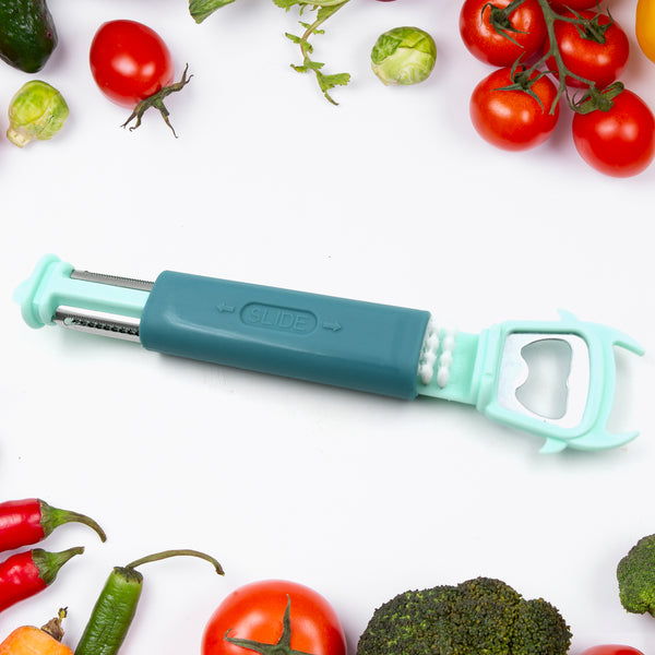 5541 Multifunctional Vegetable Fruit Peelers Slicer Can Opener 7 In 1 Kitchen Peeler For Veggie Fruit Potato Carrot Durable Kitchen Peeling Tool Non-slip Handle Durable For Potato Fruit Vegetables Carrots Cucumbers