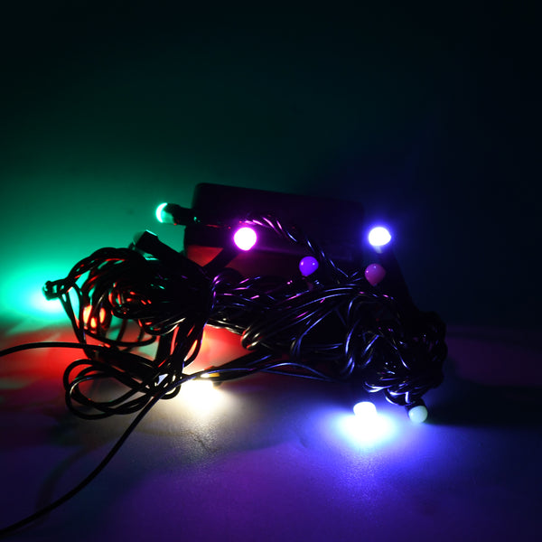 8346 3mtr Home Decoration Diwali  Wedding Led Christmas String Light Indoor And Outdoor Light Festival Decoration Led String Light Multi-color Light 1.4mm (15l 3 Mtr)