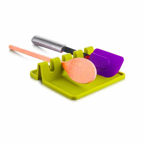 2121 Multi-functional Spatula Holderrest For Kitchen Utensils